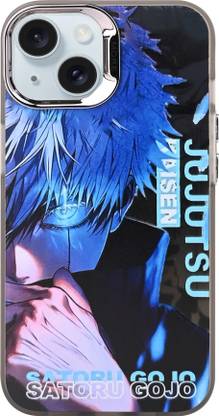 MS-Shield Back Cover for Apple iPhone 15, 3D Anime Gojo Satoru, Embossed High Quality Back Case