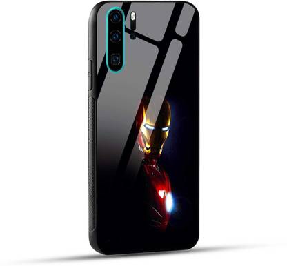 NDCOM Back Cover for Huawei P30 Pro Man in Suit Printed Glass Case