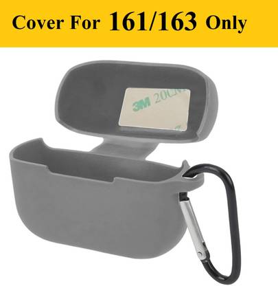 SHOPUMORE Back Cover for Boat Airdopes 161 / 163 , Silicone Case Cover