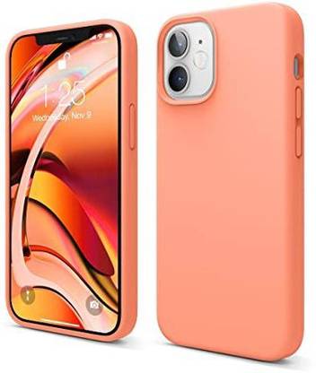 TRUEUPGRADE Back Cover for Silicone Soft Thick Protective Rubber Cell Phone Basic Covers for iPhone 12 Mini Case