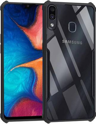 SUCH Back Cover for Back Cover for SAMSUNG Galaxy A30 (Black, Dual Protection, Pack of: 1)
