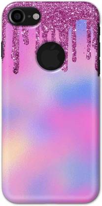 NDCOM Back Cover for iPhone 7 / iPhone 8 Logo Cut Melting Diamond Printed Hard Case