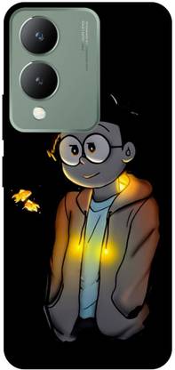 COVERJET Back Cover for Vivo Y17s-DORAEMON- NOBITA- SAD- CARTOON