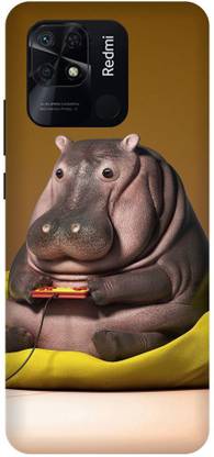Royal Case Back Cover for REDMI 10 POWER RHINO, ANIMAL, WILD, GAMER, JUNGLEE
