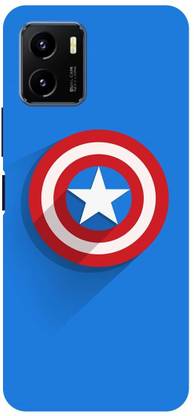 DIKRO Back Cover for vivo Y01, V2166, CAPTAIN, AMERICA, AVENGER, AVENGERS