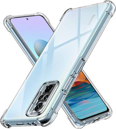 CLOVYR Back Cover for Redmi Note 10 Pro / Note 10 Pro Max Bumper Silicon Transparent Case