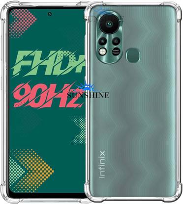 SUNSHINE Back Cover for Clear Case Compatible For INFINIX HOT-11s Flexible Yellowing-Resistant Transparent