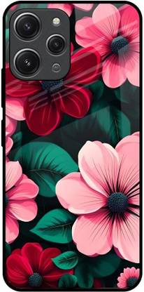 QRIOH Glass Back Cover for Redmi 12