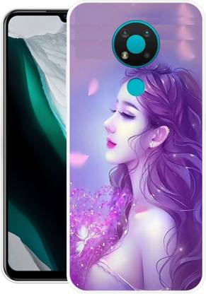 SHIVKUDI Back Cover for Nokia 3.4
