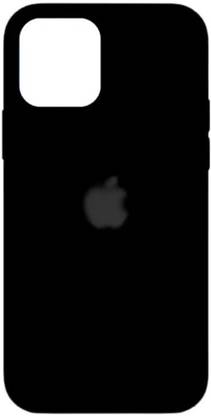 ESELSE Back Cover for Silicon Black back cover compitable with iphone 12.