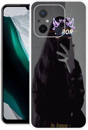 GRAFIQE Back Cover for REDMI 12C GIRL, SELFIEE, ERROR, BLACK LOVE,