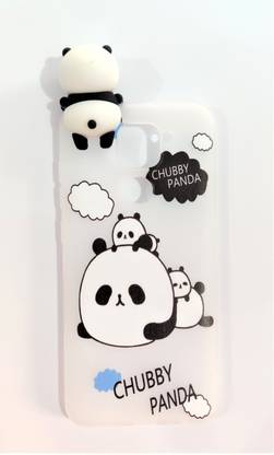 RM MOBILE ACCESSORIES Back Cover for Redmi Note 9 Chubby Panda Cover