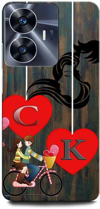 ORBIQE Back Cover for Vivo Y02 CK, C LOVE K, K LOVE C, C LETTER, K LETTER, CK NAME