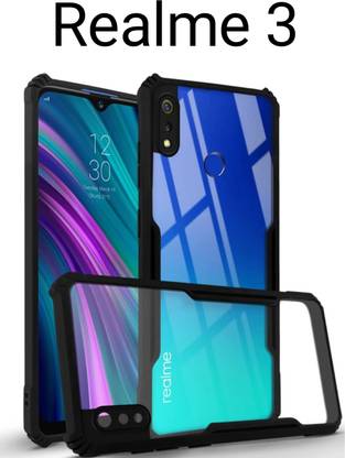 kartflesh Back Cover for Realme 3, Protective Design, Luxurious Look, Grip Case