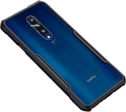 MOBILOVE Back Cover for OnePlus 7 Pro | Four Corner Hybrid Soft PC Anti Clear Gel TPU Bumper Case