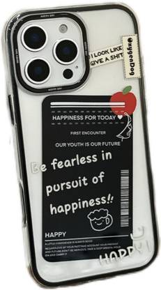 Bucksaa Back Cover for iPhone 15 Pro Max Urban Hype Happiness