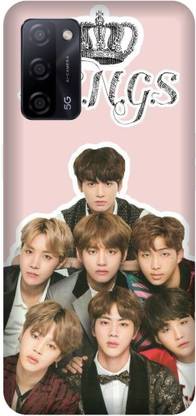 VS PRINT LINK Back Cover for OPPO A53s (5G), CPH2321 , BTS, bts, BTS army, BTS Love, bts singers Printed