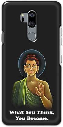 NDCOM Back Cover for LG G7+ ThinQ What You Think You Become Printed