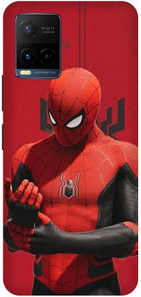 FRONK Back Cover for vivo Y21, V2111, SPIDER, MAN, MARVEL, SUPER, HERO