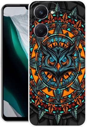 INTELLIZE Back Cover for Vivo Y28e 5G OWL, TRIPPY, WORLD, EYE, USA, ILLUMINATI, MASONICO, OWL