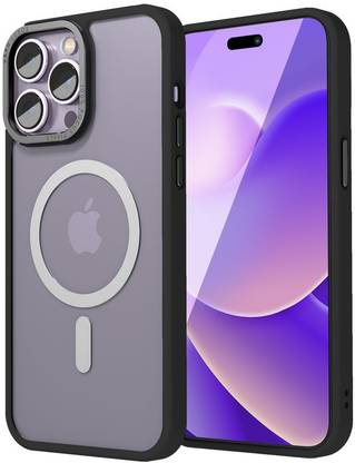 Vaku Luxos Back Cover for iPhone 14 Pro Max Trans Armor MagPro, 6 Feet Drop, Metal Ring Camera Protection