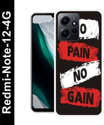 LUCKY MOBI.COM Back Cover for Mi Redmi Note 12 4G QUOTES, ATTITUDE, SHYARI