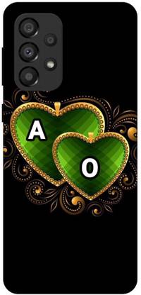 ThePrintlink Back Cover for Samsung Galaxy A33 5G, A O, A LOVE O, A O NAME, A O ALPHABET, LOVE