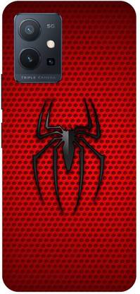 Bluvver Back Cover for Vivo Y75 5G, V2142 Printed Spiderman,Marvel Mobile Back Cover