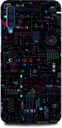 GRAFIQE Back Cover for SAMSUNG Galaxy A50, SAMSUNG Galaxy A50s ELECTRIC BLUE CHIP, PROCESSOR, LIGHT, 3D