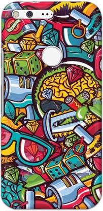 NDCOM Back Cover for Google Pixel Graffiti Printed