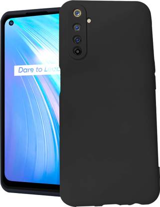 Coverskart Liquid Silicone Back Cover for Realme 6, Silky-Soft Touch Full Body Protection Shockproof Case