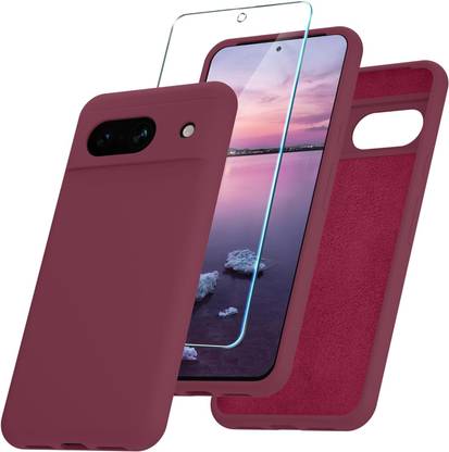 ट्रू अपग्रेड Liquid Silicone Designed Back Case Cover for Google Pixel 8a के लिए