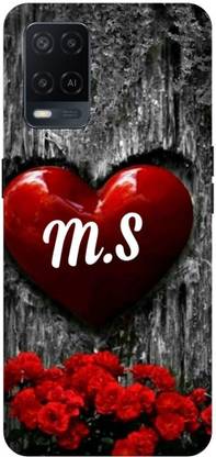 VS PRINT LINK Back Cover for OPPO A54 \ CPH2239 \ MS, M LOVES S, MS NAME, MS Love Printed