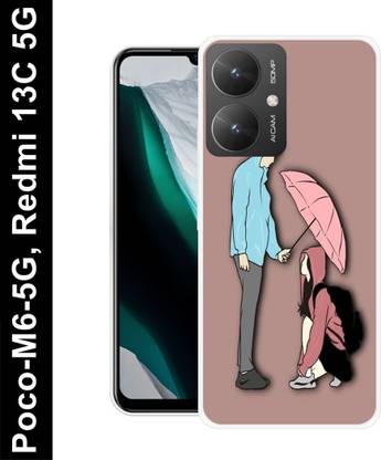 SARTOOLIYA Back Cover for Poco M6 5G, LOVE, SWEET COUPLE, CUT KIDS, GIRL, BOY, TOGETHER