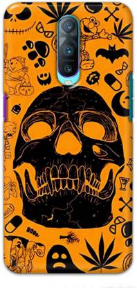 NDCOM Back Cover for OPPO R17 Pro Halloween Printed