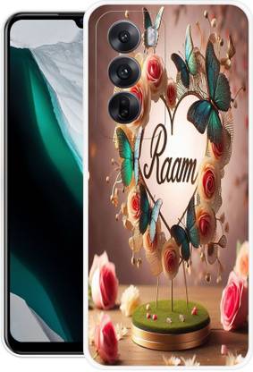 LUCKY MOBI.COM Back Cover for Oppo Reno 12 Pro 5G, LOVE , TEDDY , ROSE DAY, COUPLE LOVE, NAME PRINTED BACK COVER