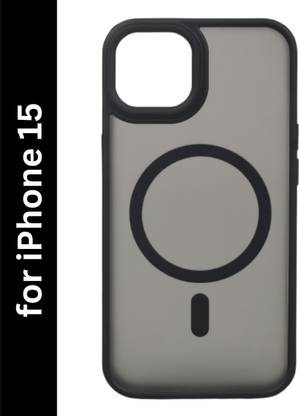 DARKFIT Back Cover for Apple iPhone 15, Frosted & Smoked Case