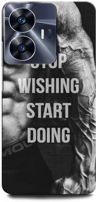 ORBIQE Back Cover for Vivo Y02T GYM, FITNESS, WORKOUT, STOP WISHING START DOING