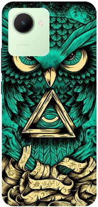 Rockyard Back Cover for realme C30, RMX3581, TRIPPY, OWL, NIGHT, WATCH, BEOGRAD, ABEJ