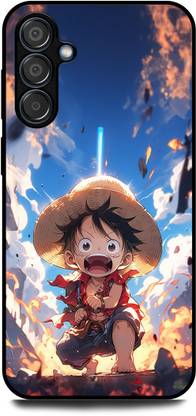 INDICRAFT Back Cover for SAMSUNG Galaxy F55 5G (LUFFY, SMILE, ANIME, CARTOON )
