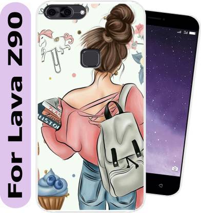 SmartGoldista Back Cover for Lava Z90