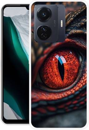 GRAFIQE Back Cover for IQOO Z6 Pro 5G EYE, ART, COLORS, CUTE, RED
