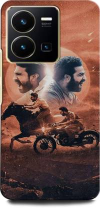 INTERWEY Back Cover for Vivo Y35 RAM CHARAN, JR. NTR, RRR, INDIAN ACTORS, SOUTH SUPERSTAR