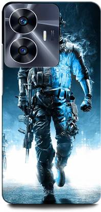 ORBIQE Back Cover for Vivo Y02 ARMY, TXTURE, ARMY UNIFORM, MILITARY, COMO, COMOFLAGE