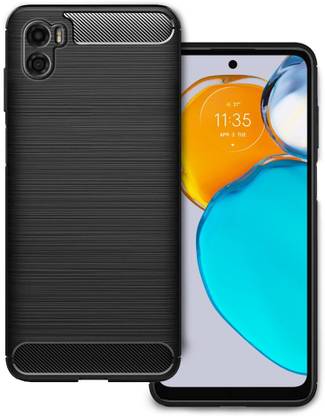 NKARTA Back Cover for Rugged Armor Carbon Fiber Basic Case Moto E32