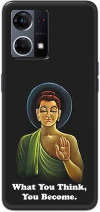 NDCOM Back Cover for Oppo F21s Pro What You Think You Become Printed