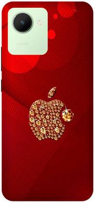 Voleano Back Cover for Realme C30, RMX3581, APPLE, LOGO, APPLE LOGO, APPLE PRINTED