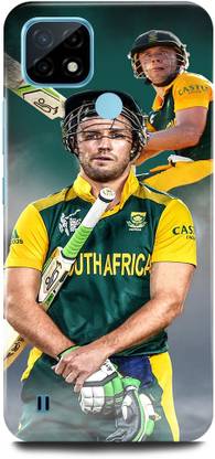 play fast Back Cover for Realme C25Y, RMX3268 AB, DE, VILLIERS, SOUTH, AFRICA, PLAYER, RCB