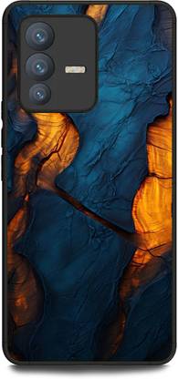 INDICRAFT Back Cover for Vivo V23 5G (WOOD, WALL, WOODEN, TEXTURE, PATTERN )