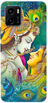 DIKRO Back Cover for vivo Y15c, V2147, RADHA, KRISHAN, KRISHNA, KANHAIYA